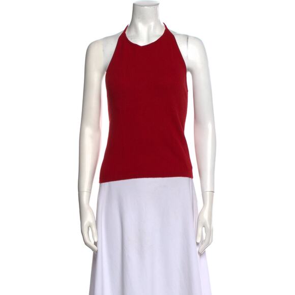 Johnstons of Elgin Cashmere Halterneck Top - S - Picture 1 of 3